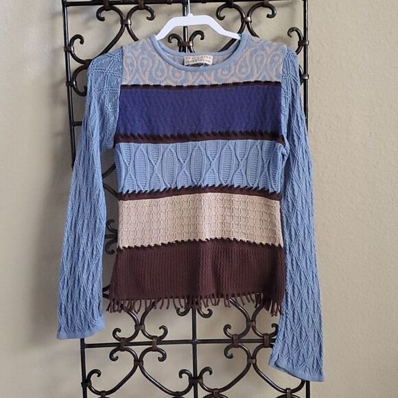 TELLURIDE CLOTHING CO. Fringe Sweater - Size Med - Picture 1 of 7